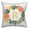 Citrus Monogram Indoor/Outdoor Pillow